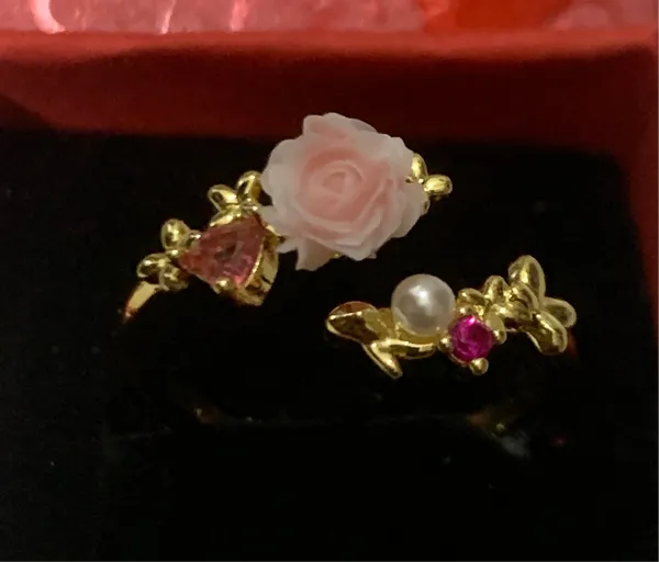 Gold_With_Light_Pink_Pink_Rose_Petal_Ring_For_Women